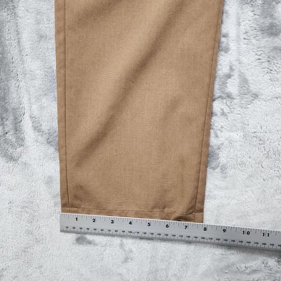 Bluffworks Pants Mens 32W/30L Tan Original Performance Regular Fit Chino Preppy - Picture 11 of 12